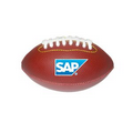 7" Leather Like Football With Multi-Color Imprint